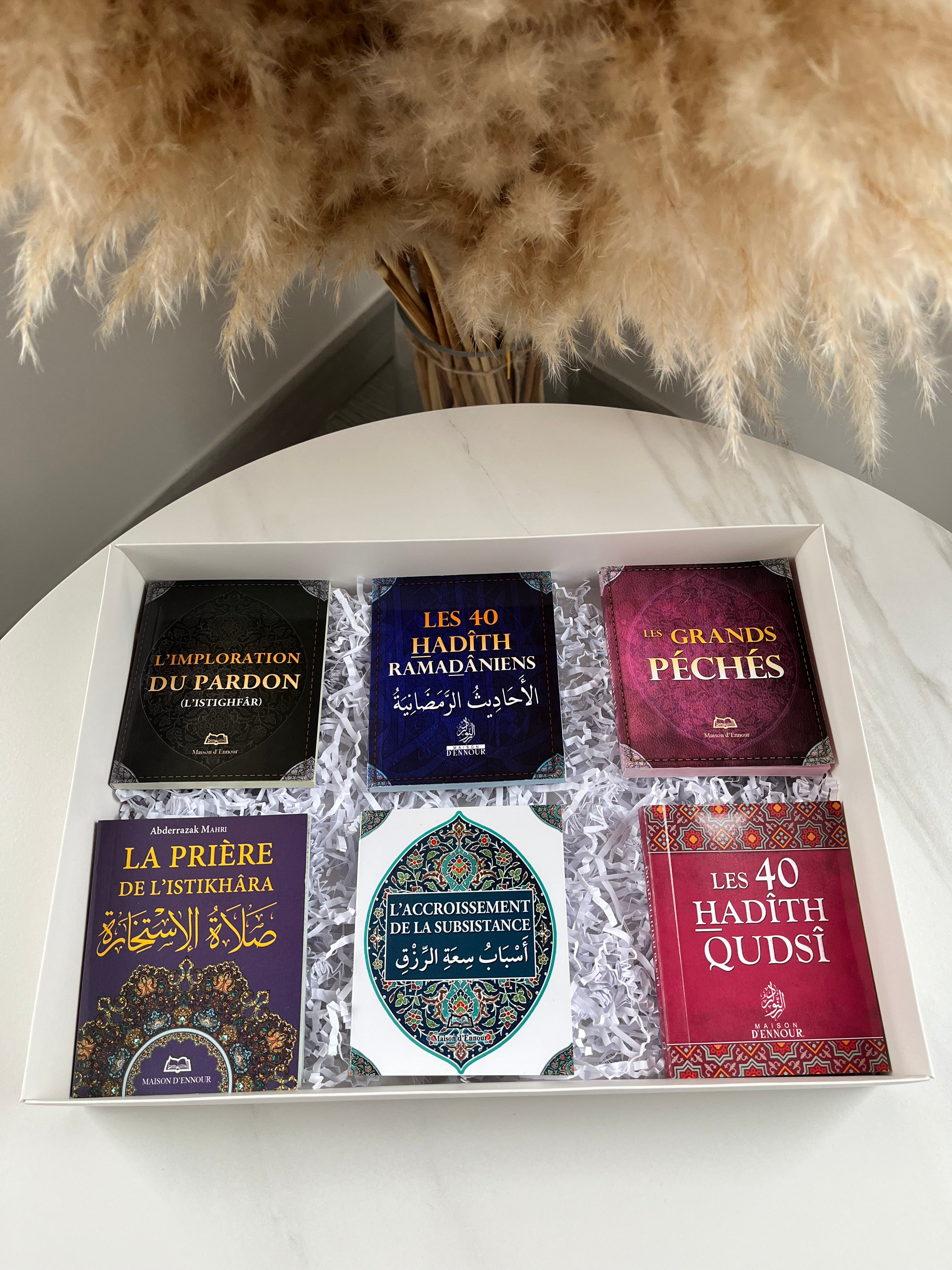 Mini coffret de 6 livres de poche avec boîte cadeau