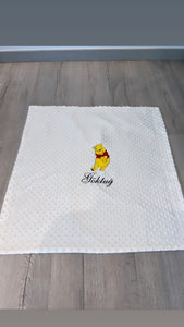 Couverture bébé personnalisée avec choix du motif